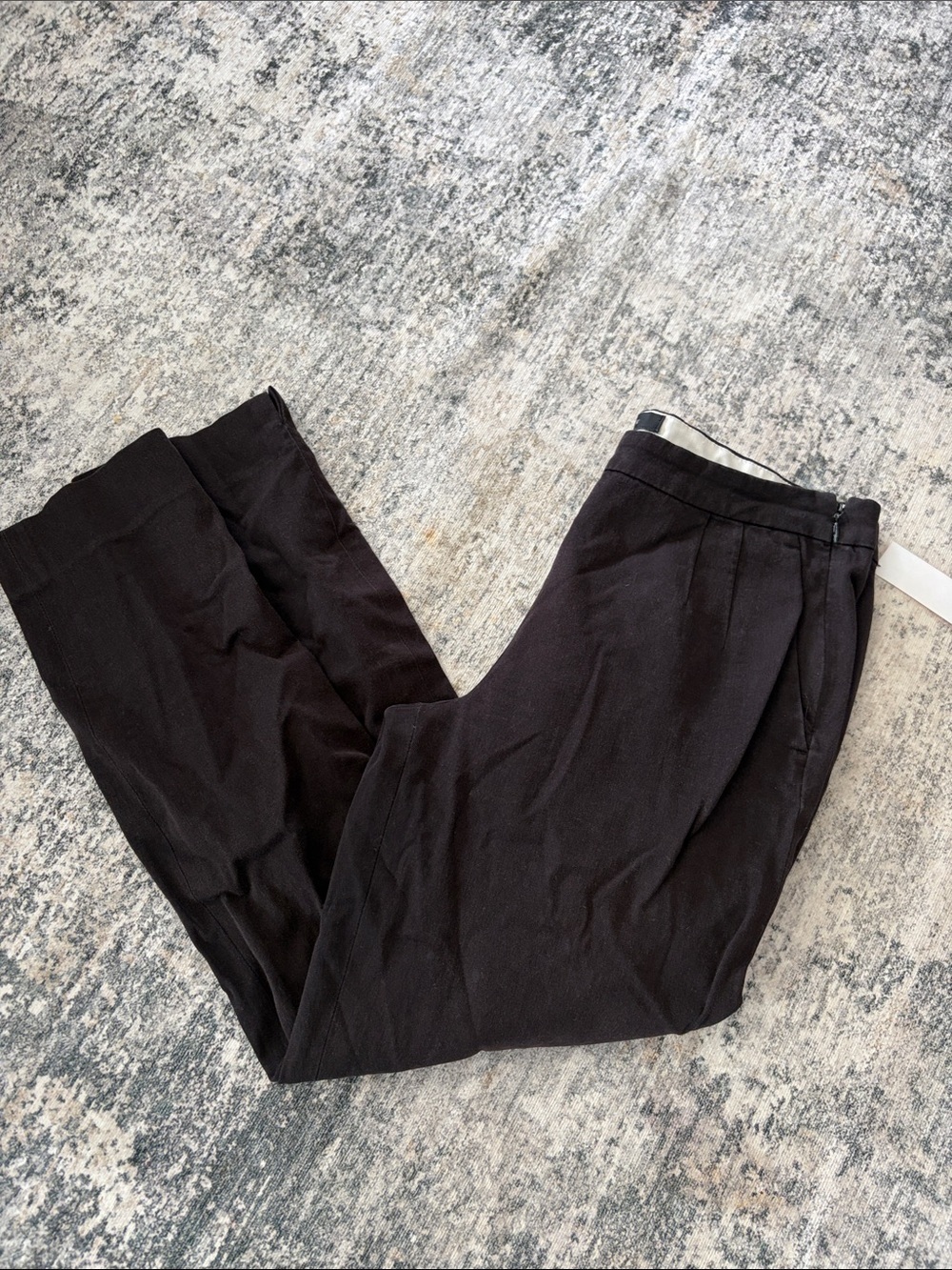 J. Crew Martie Classic Tailored Black Dress Trousers